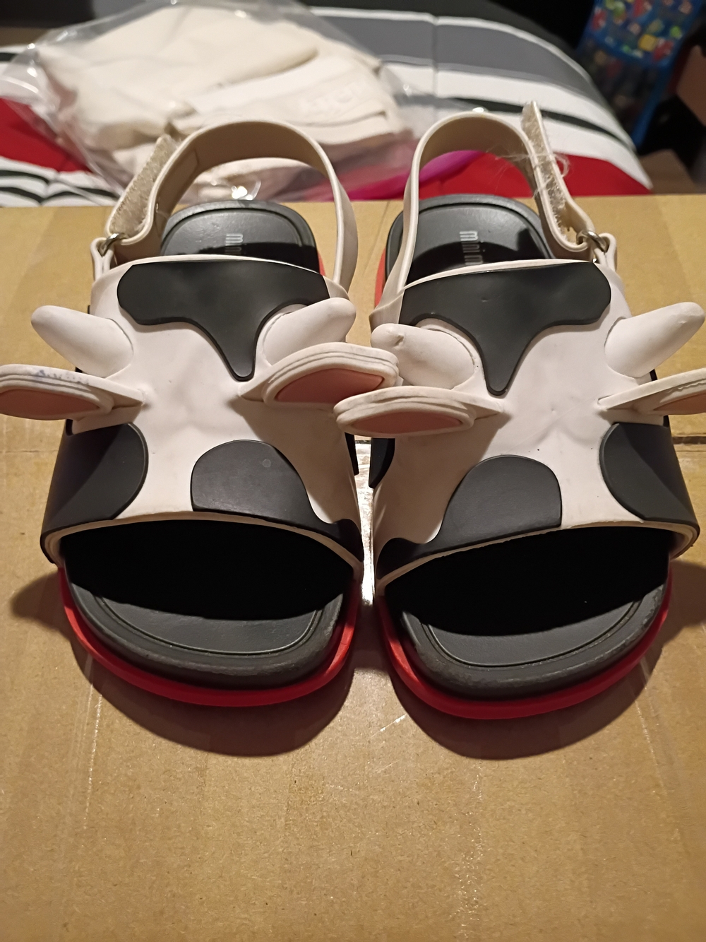 Mini Melissa Beach Slide Giraffe sandals. Size 9. USA. OBO